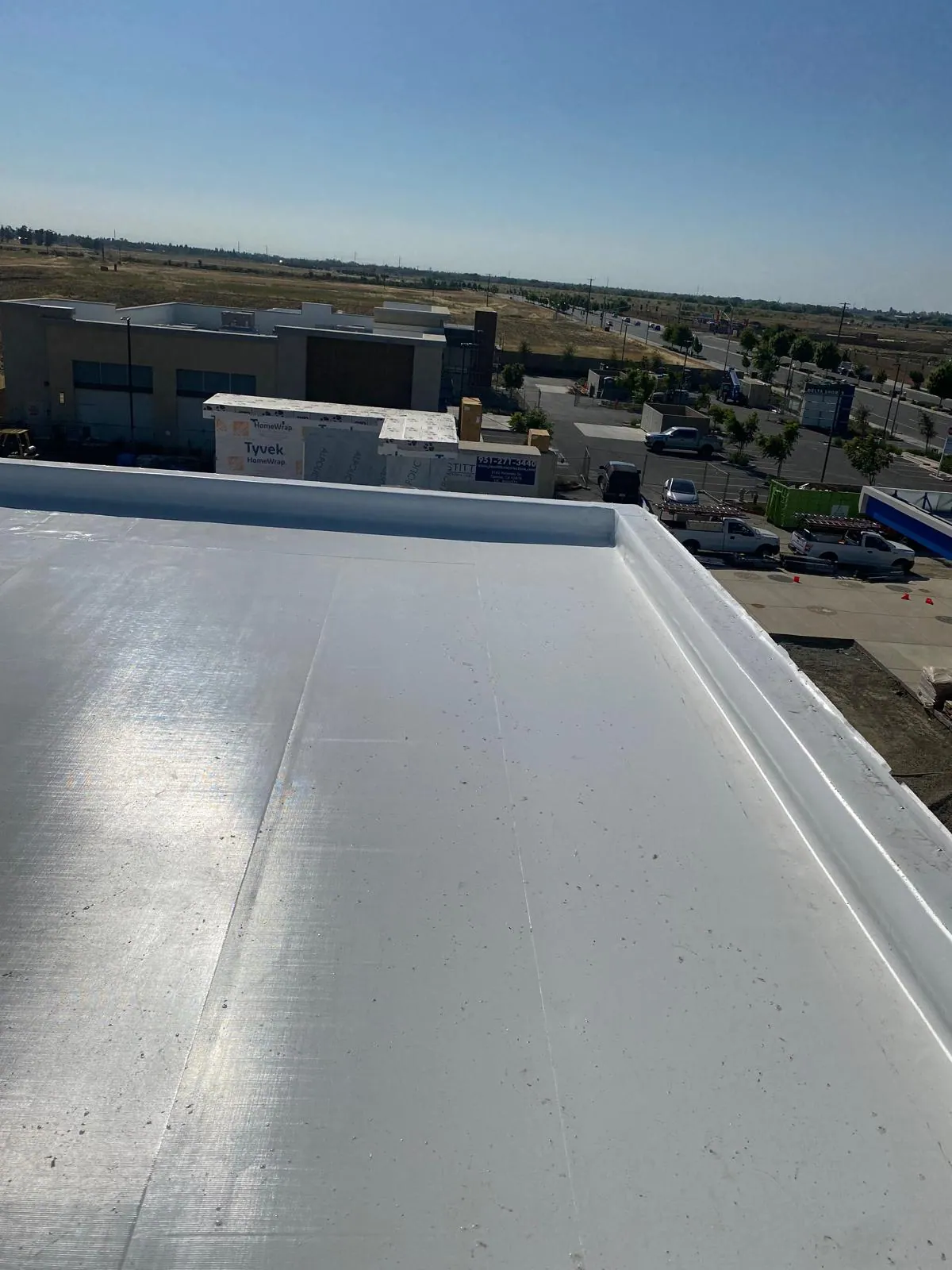 Reflective commercial roof coating